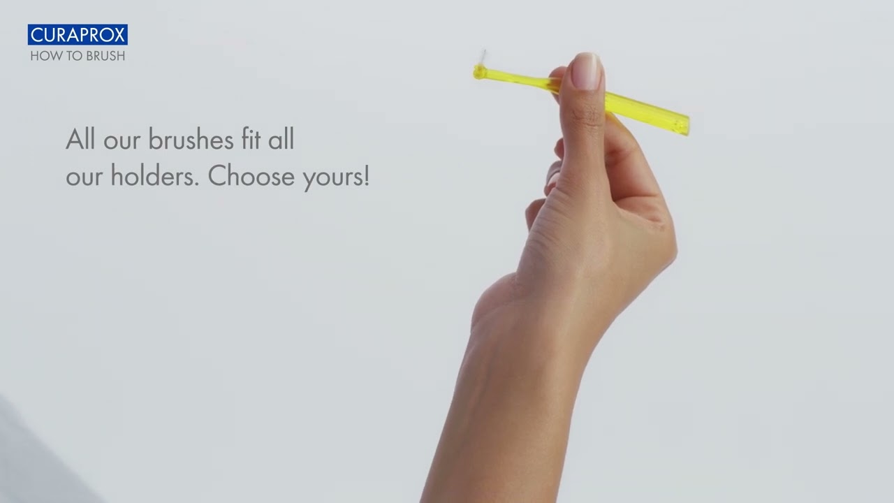 Curaprox Interdental brush instruction video