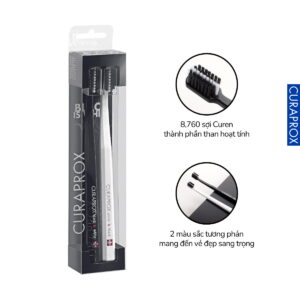Bộ 2 bàn chải Curaprox Black is White 8760