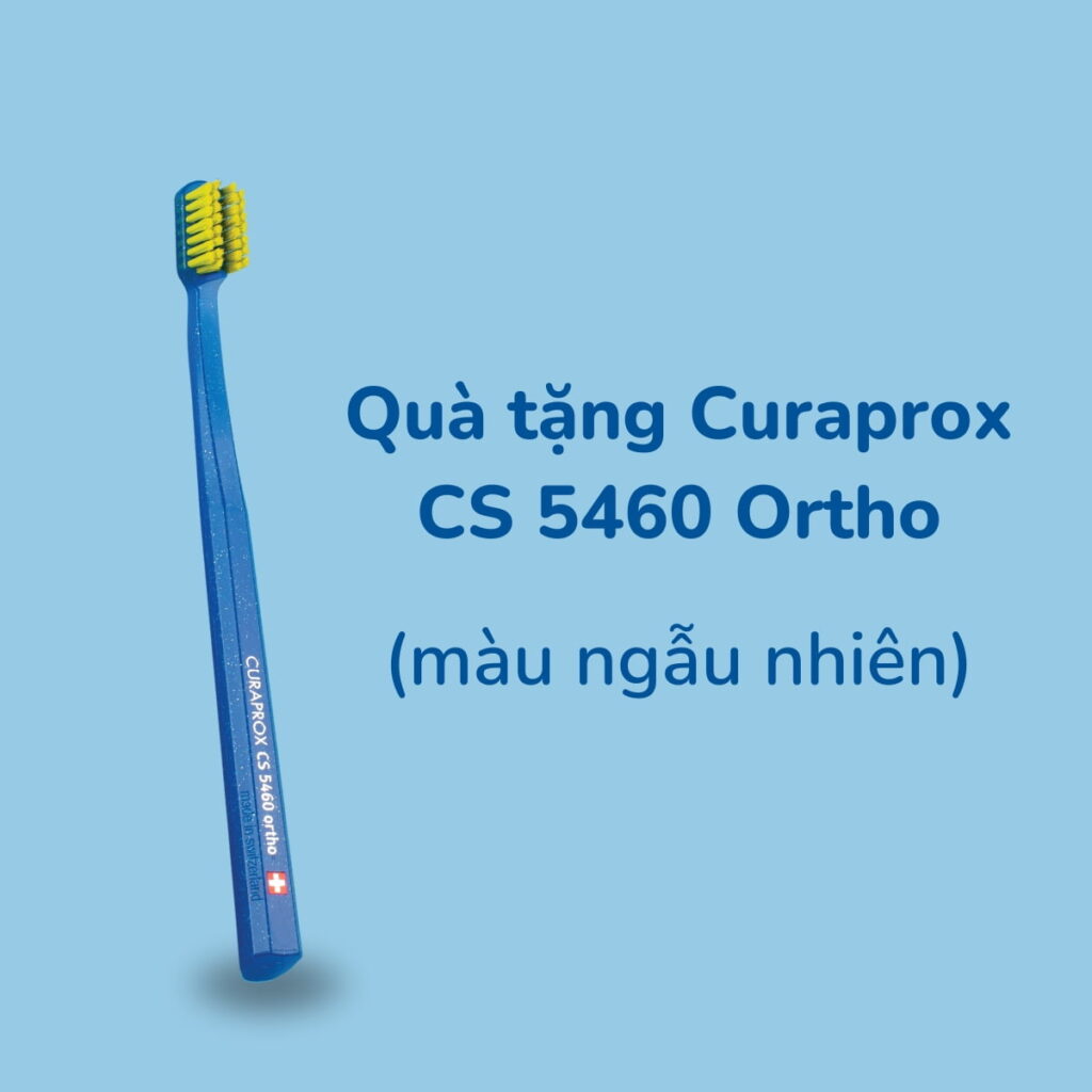 Quà tặng Curaprox CS 5460 Ortho khi mua CPS 460 Ortho Pocket