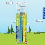 Curaprox CS Kids bản đặc biệt 2025 – Bộ 2 bàn chải cho bé 4 12 tuổi