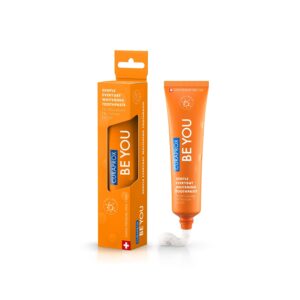 Curaprox Be You, Kem đánh răng 60ml (Hương Đào + Mơ) Cam