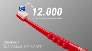 Care & Share – Curaprox CS Surgical Mega Soft | Bàn chải chuyên biệt cho nướu tổn thương – Được phát triển cùng chuyên gia Nha Khoa từ Đại Học Berne